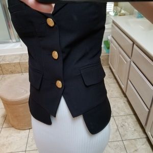 Intermix Black Bustier by Laveer